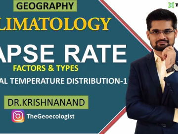 Lapse Rate | Concept, Types and Factors | Climatology | Dr. Krishnanand