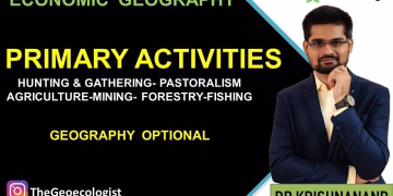 Primary Activities- Economic Geography- Geoecologist-UPSC
