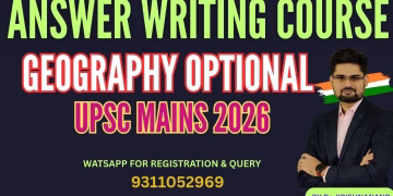 Best answer writing course for 2026 #upsc #geographyoptional