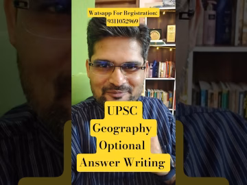 Geography Optional Answer writing Course #upsc  #thegeoecologist #shorts