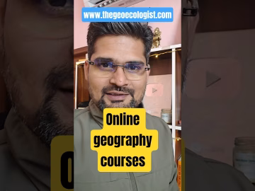 Best Geography Online Courses in India #thegeoecologist #shorts