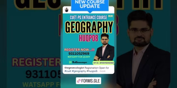 Geography (HUQPO8) Online Course #cuet #geography #thegeoecologist #shorts