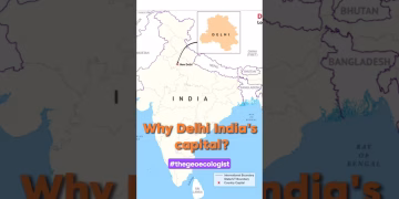 Why Delhi became India's Capital? #thegeoecologist #shorts