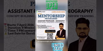 Assistant Professor Mentorship Programme #thegeoecologist #shorts