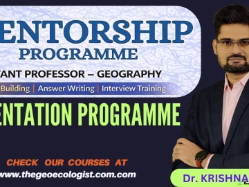 Assistant Professor in Geography -Mentorship Programme-thegeoecologist