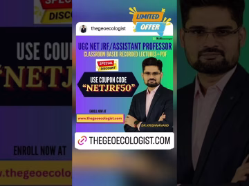 Discount offer #ugcnet2026 #geographycourse #shorts