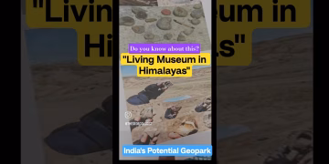 India's Potential Geopark #spitivalley #langza #shorts