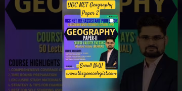 Ugc net geography paper 2 course #thegeoecologist #shorts