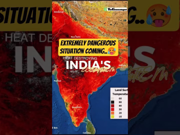 Heat waves destroying ecosystem in India #thegeoecologist #shorts #heatwaves #heatwaveindia