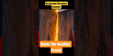 Firefall is such an amazing site to behold #firefall #yosemite #viralvideo #shorts