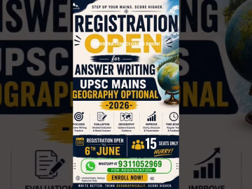 Geography Optional answer writing 2026 #upsc  #thegeoecologist #shorts