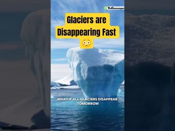 Glaciers are Disappearing Fast #glaciers #climatechange #viralvideo #shorts