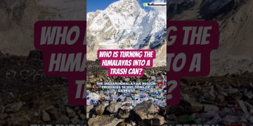 Himalayas are turning in Garbage Bins #himalayas #wastemanagement #viralvideo #shorts