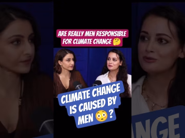 Men are responsible for climate change- Dia Mirza #climatechange #patriarchy #shorts