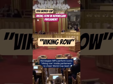 Viking Row Performed by MPs in Norwegian Parliament #fifaworldcup #viking #viralvideo #shorts