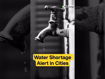 Water Shortage Alert in Cities #climatechange #climatecrisis #watercrisis #shorts