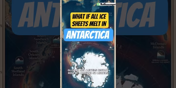 What if all ice sheets melt in Antarctica #antarctica #globalwarming #icesheet #shorts