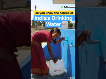 Where India's Drinking Water Comes from #drinkingwater #india #watercrisis #shorts
