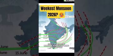 monsoon going to be weak in 2026? #thegeoecologist #monsoon #shorts