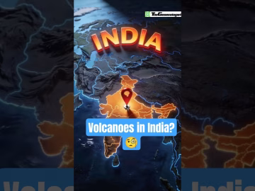 why India doesn't have volcanoes #volcano #indiangeography #shorts