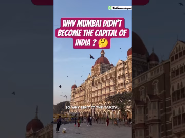 why mumbai didn't become capital of India #mumbai #capital #delhi #shorts