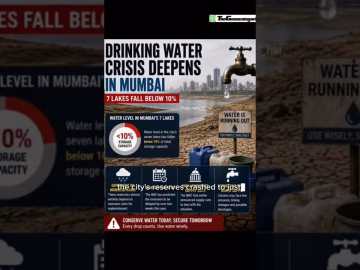 Drinking Water Crisis in Mumbai #mumbai #watercrisis #shorts