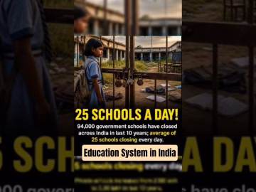 Education System is Dying in India #schoolsclosed #educationsystemindia #shorts