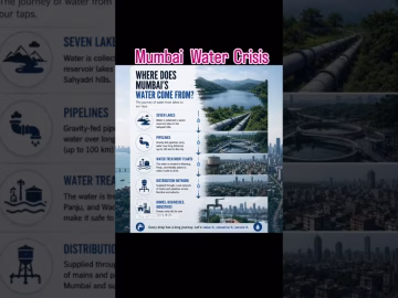Mumbai Water Crisis #watercrisis #mumbai #shorts