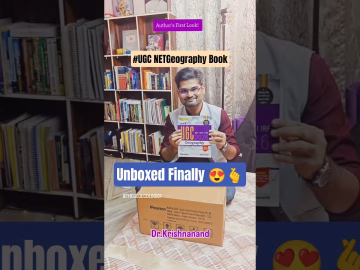 UGC NET Geography Book Unboxing | Thegeoecologist