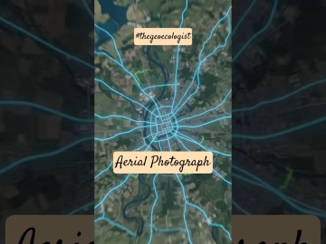 Remote Sensing - Aerial Photograph #thegeoecologist #shorts