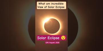 Solar Eclipse - Incredible View #solareclipse #solarecliplse2026 #viralvideo #shorts