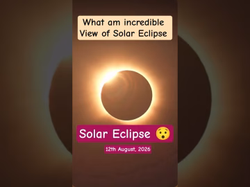 Solar Eclipse - Incredible View #solareclipse #solarecliplse2026 #viralvideo #shorts