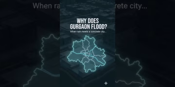 Why does Gurgaon flood after heavy rain?#UrbanFlooding #Gurgaon