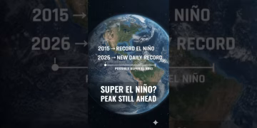 El Niño Is Heating Up the Pacific#ElNino #SuperElNino #ClimateChange