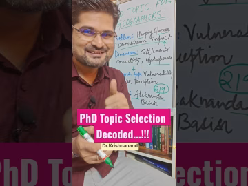 How to select a PhD Topic #phd #phdtips #shorts