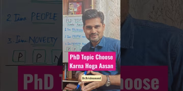PhD Topic Choose Karne ka Aasan Tarika #phdtips #phdlife #phd_entrance #shorts