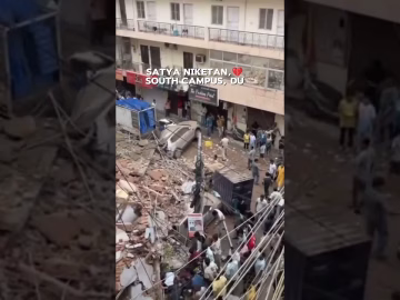 SATYA NIKETAN TRAGEDY: A Building Collapsed #SatyaNiketan #Delhi #DelhiNews