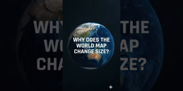 The real reason is MAP PROJECTION!TheGeoecologist #Geography
