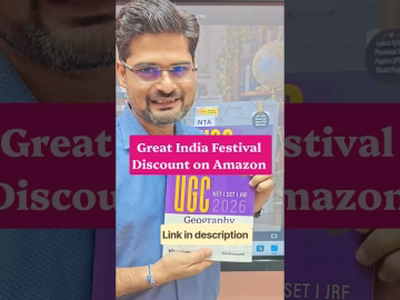 Best Book for UGC NET Geography Paper 2  #shorts #greatindianfestival #amazonbooks