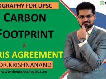 Carbon Footprint and Paris Agreement  | By Dr. Krishnanand (Hindi)
