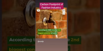 Carbon Footprint of Fashion Industry #thegeoecologist #viralvideo #upsc #shorts