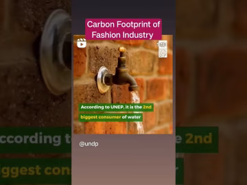 Carbon Footprint of Fashion Industry #thegeoecologist #viralvideo #upsc #shorts