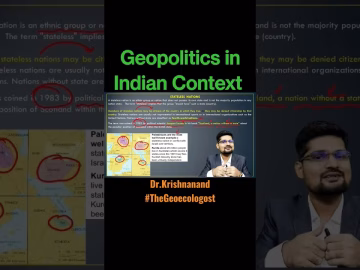 Geography of India-Geopolitics- Geoecologist #shorts