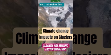 Glaciers are melting faster than ever #climatechange #globalwarming #shorts