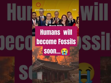 Humans will go extinct #climatechange #fossilfuel #disaster #viralvideo #shorts