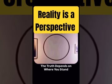 Reality is a perspective - what's the truth? #reality #truth #perspective #shorts