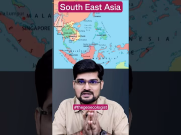South East Asia- Indo Pacific Region - thegeoecologist #shorts