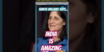 Sunita Williams Praised India from Space #sunitawilliams #nasa #viralvideo #shorts