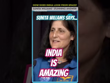 Sunita Williams Praised India from Space #sunitawilliams #nasa #viralvideo #shorts