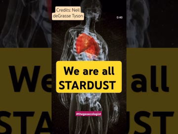 We are all literally stardust- Neil deGrasse Tyson #universe #spaceexploration #shorts